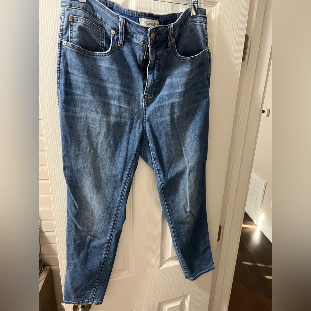 Madewell 10inch high rise skinny crop